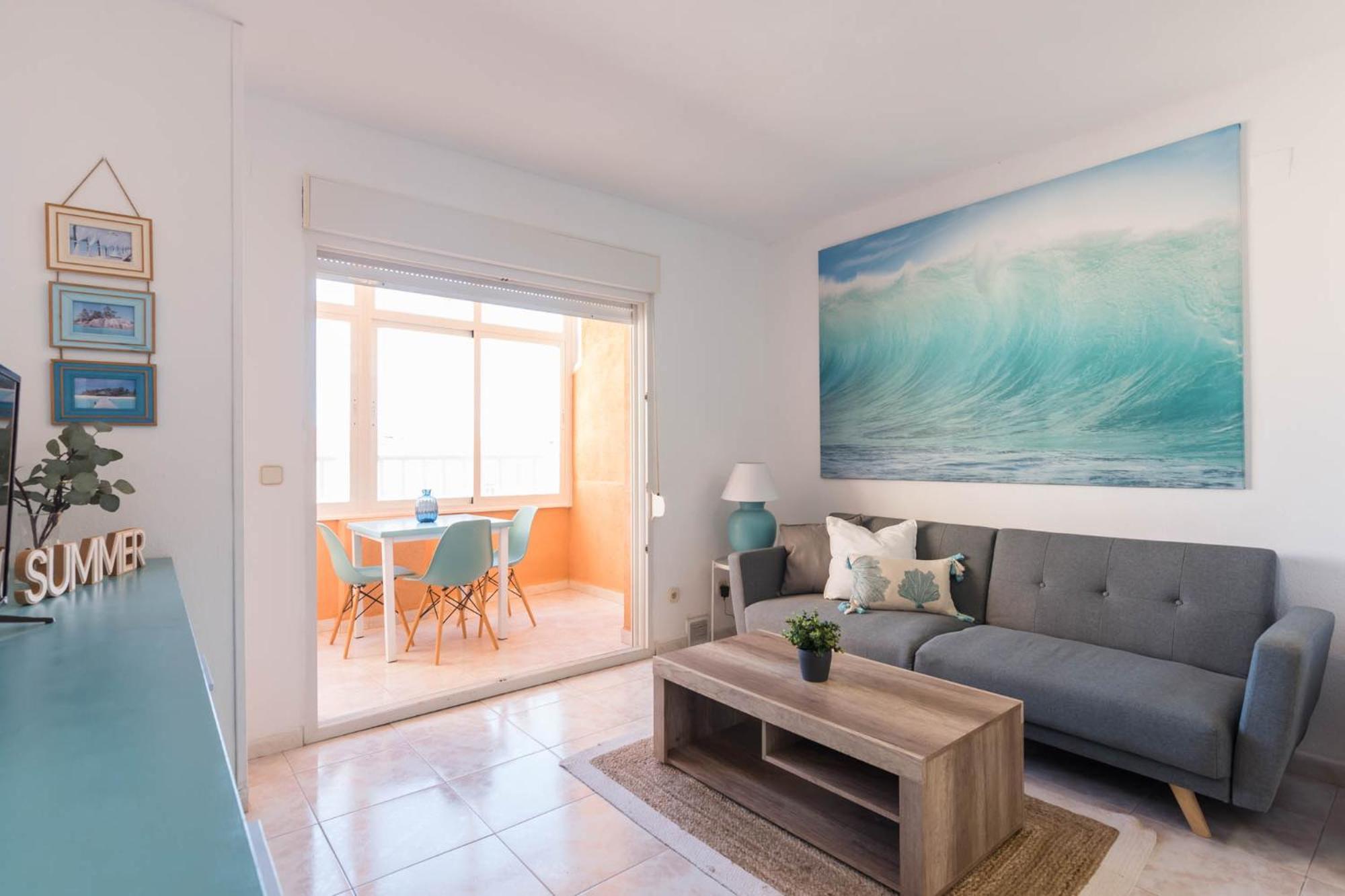 Appartamento Urbanizacion Copacabana - La Manga Del Mar Menor Km2 - Vistas A Mediterraneo Dormitorio Doble Y Sofa-Cama Esterno foto