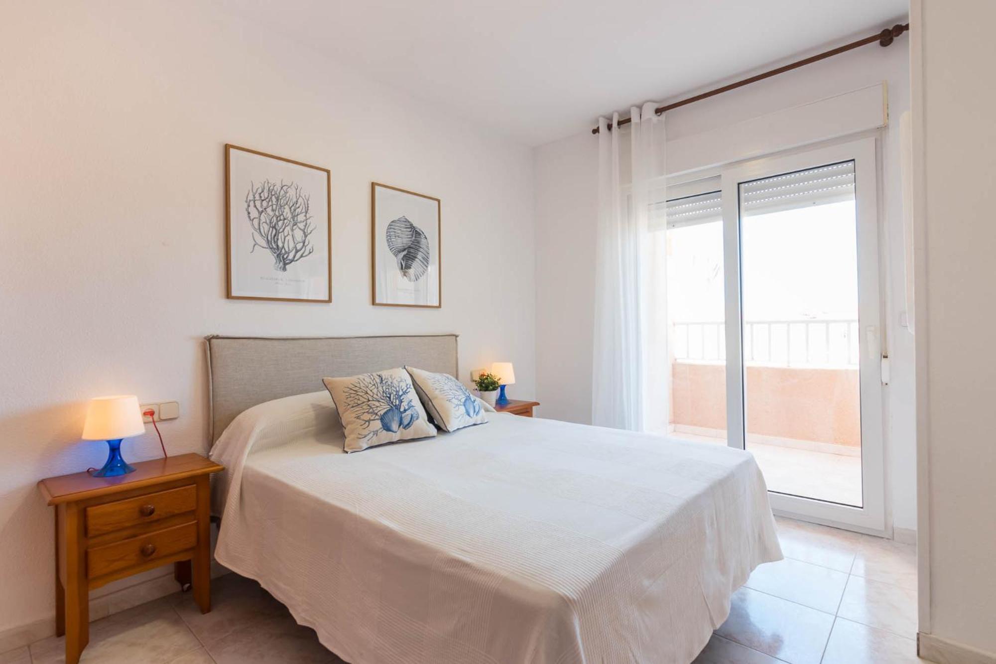 Appartamento Urbanizacion Copacabana - La Manga Del Mar Menor Km2 - Vistas A Mediterraneo Dormitorio Doble Y Sofa-Cama Esterno foto