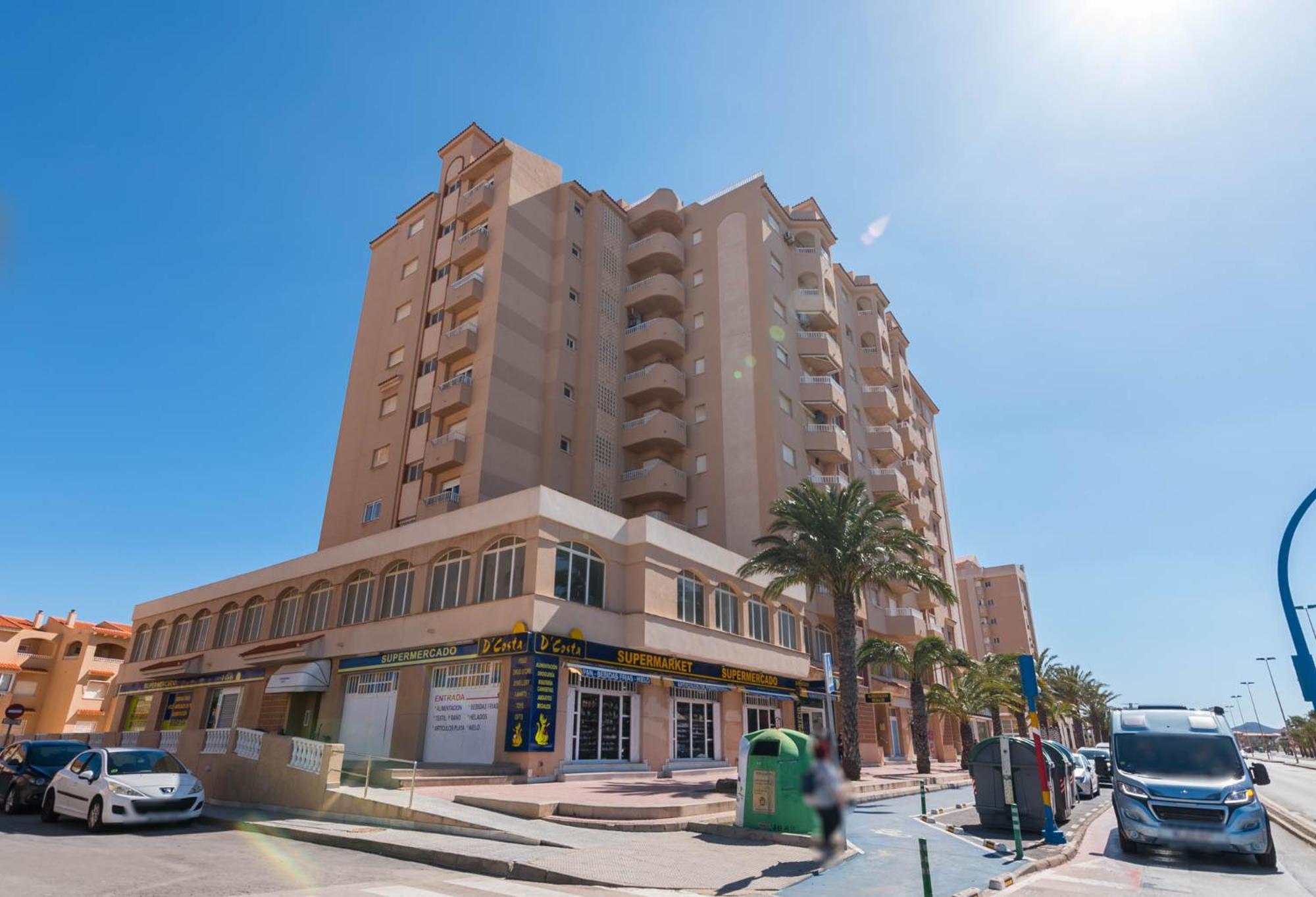 Appartamento Urbanizacion Copacabana - La Manga Del Mar Menor Km2 - Vistas A Mediterraneo Dormitorio Doble Y Sofa-Cama Esterno foto